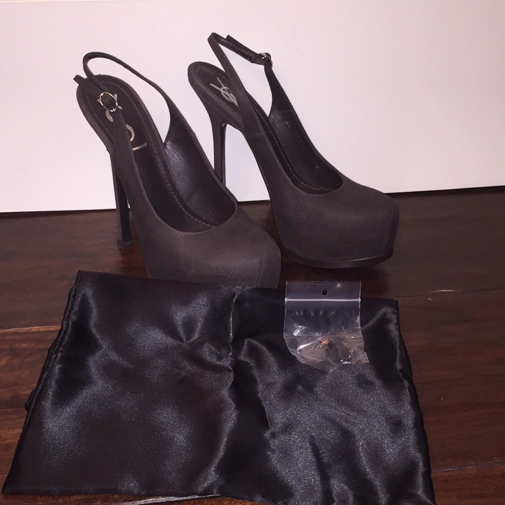 YSL sling back Tribute